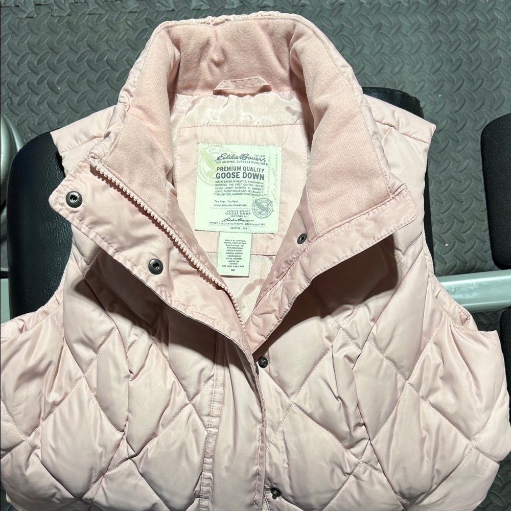 Eddie Bauer Women's Light Pink Quilted Vest